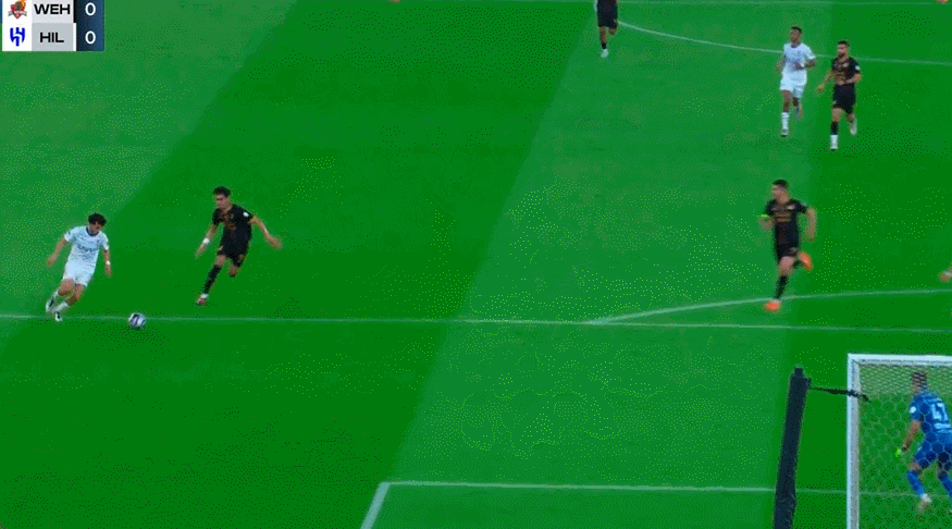 开云体育-沙特联半场：多萨里、马尔科姆进球均被吹，新月0-0麦加统一