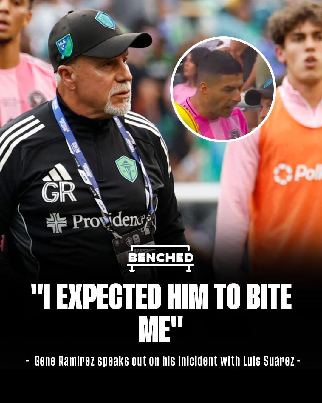 开云-遭苏亚雷斯吐口水，西雅图海湾工作人员：我本以为他会咬我